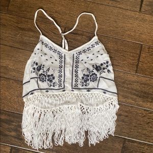 Hollister Fringe Festival Crop Top